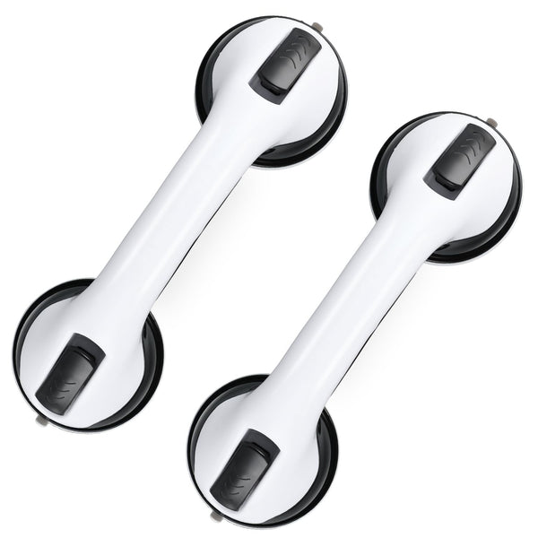 MCDEX Plastic Grab Bars for Bathtub and Shower, 2 Pack 12 Inch Strong NEW