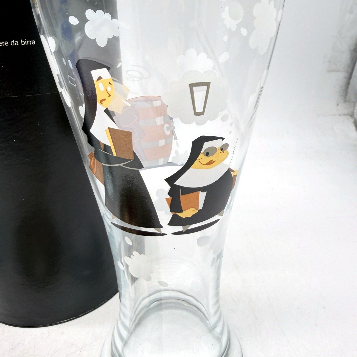 Ritzenhoff Illustrated Standard Beer Glass 2 Piece Unique Glassware Boxed