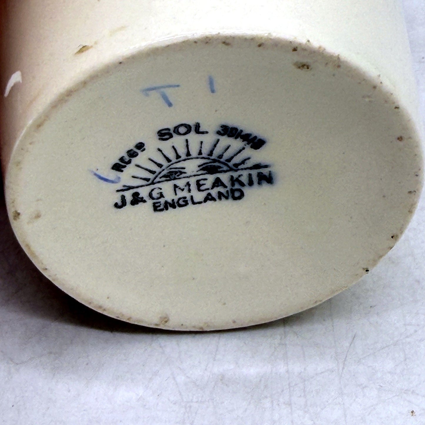 Antique J & G Meakin England 1937 Commemorative Coronation Ceramic Cup