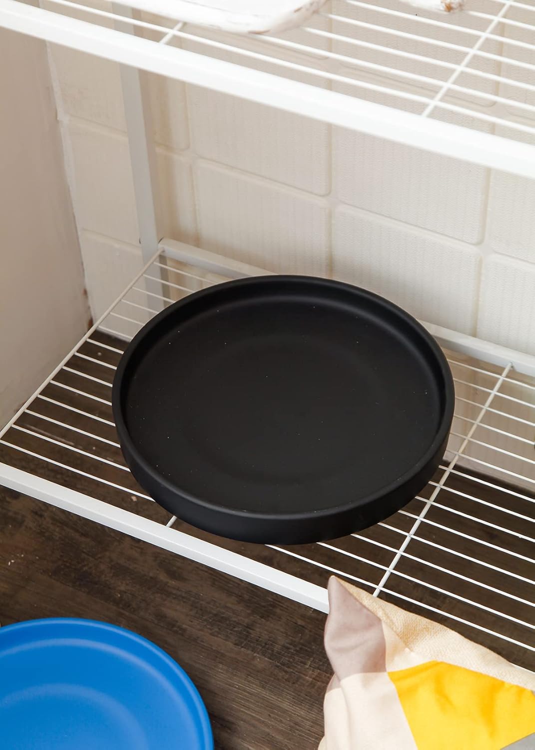 Woiida 11.5" Accessories Inch Ceramic Drainage Saucer Tray for Plant Pots, NEW