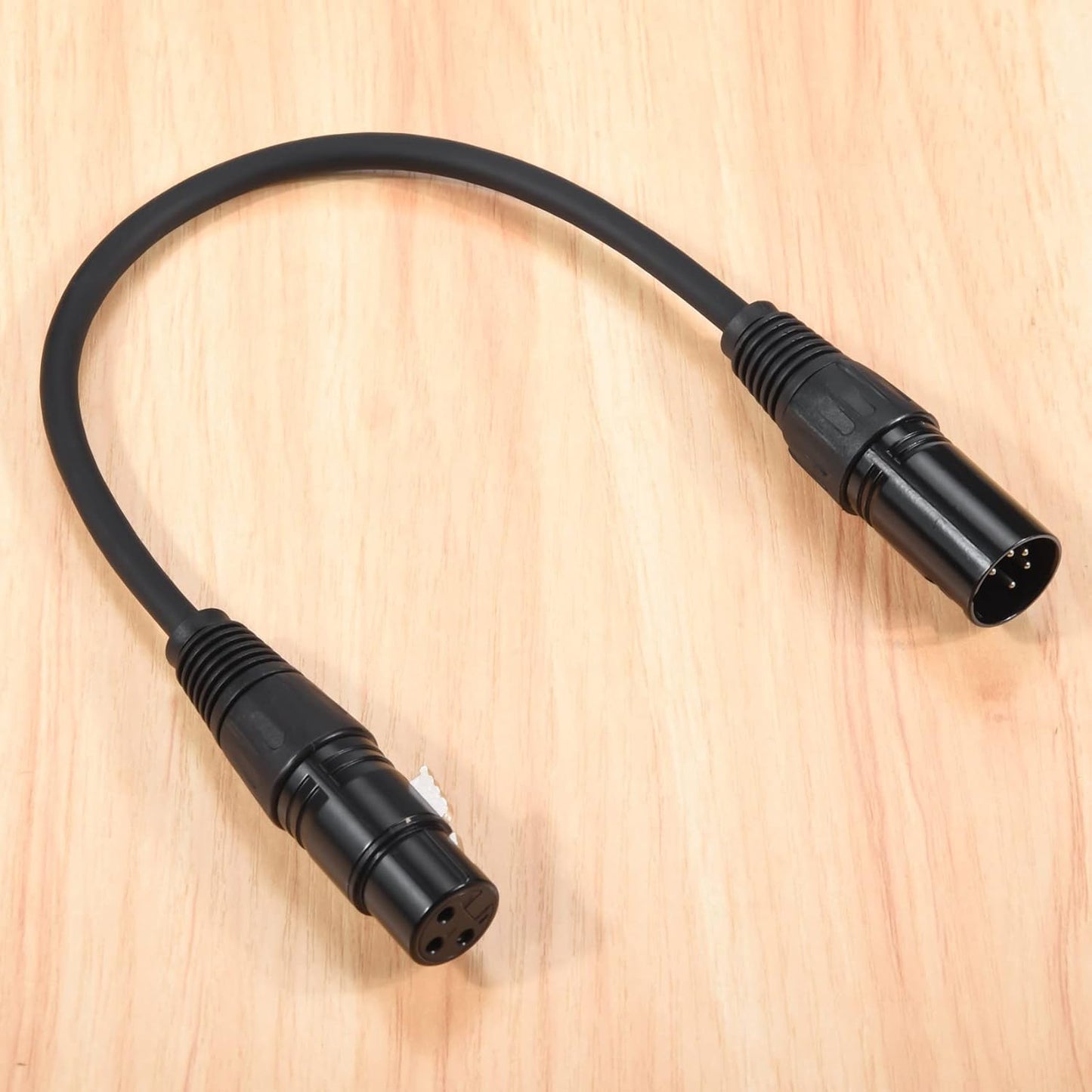 Yieidui 3 Pin to 5 Microphone Audio Adapter Connector Cables NEW