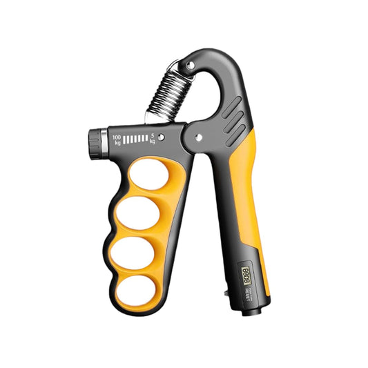 AIMALL Adjustable Strength Training Hand Grip Strengthener with Digital RED NEW