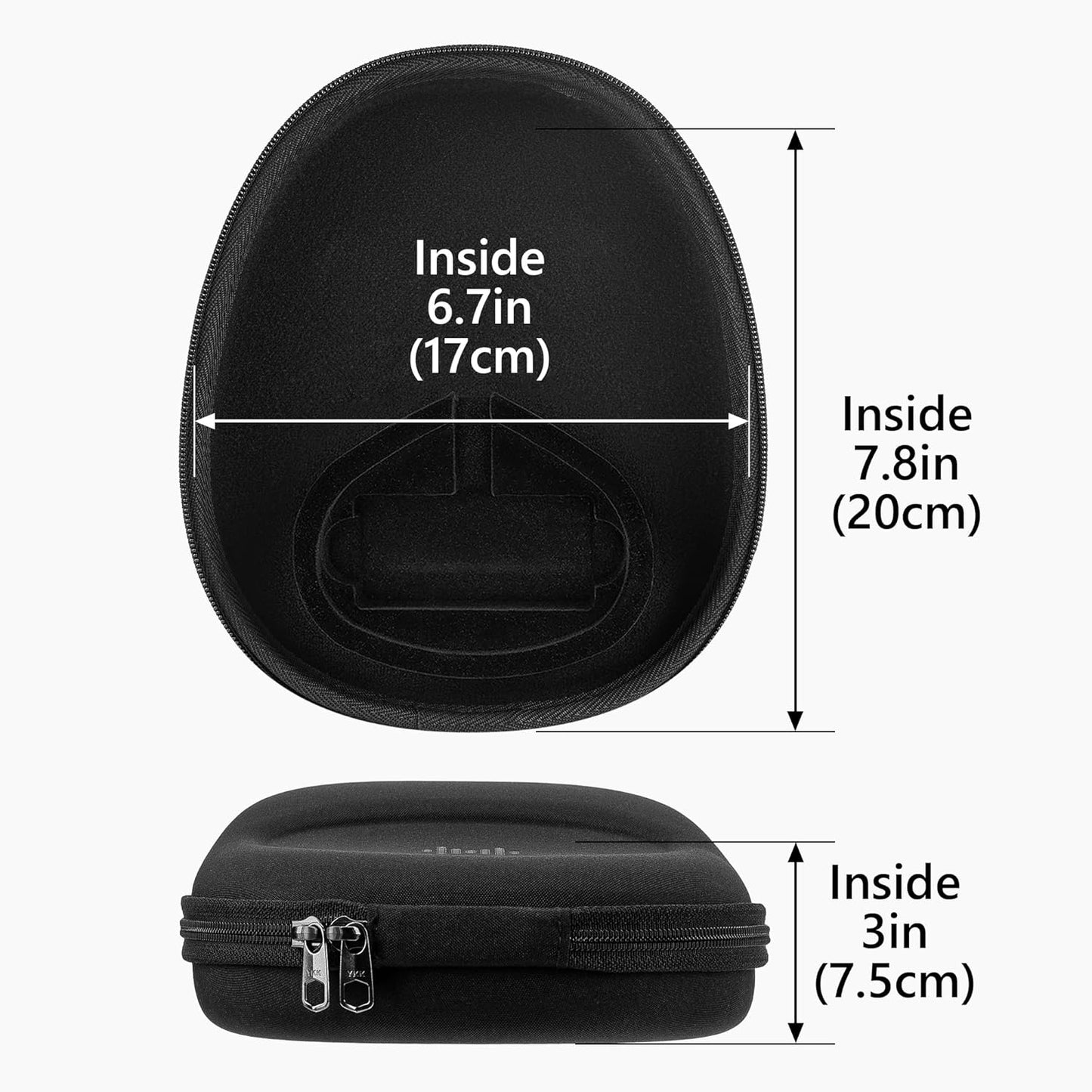 Geekria Black Cases Charging Headphone Case for Beats Solo 4 & Studio Pro NEW