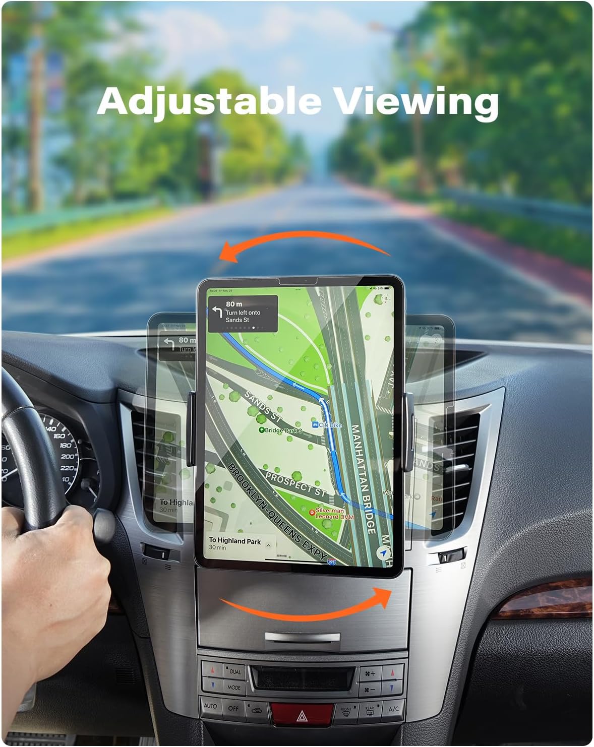 APPS2Car Universal Tablet Car Mount Holder for 7-11 Inch Devices - NEW