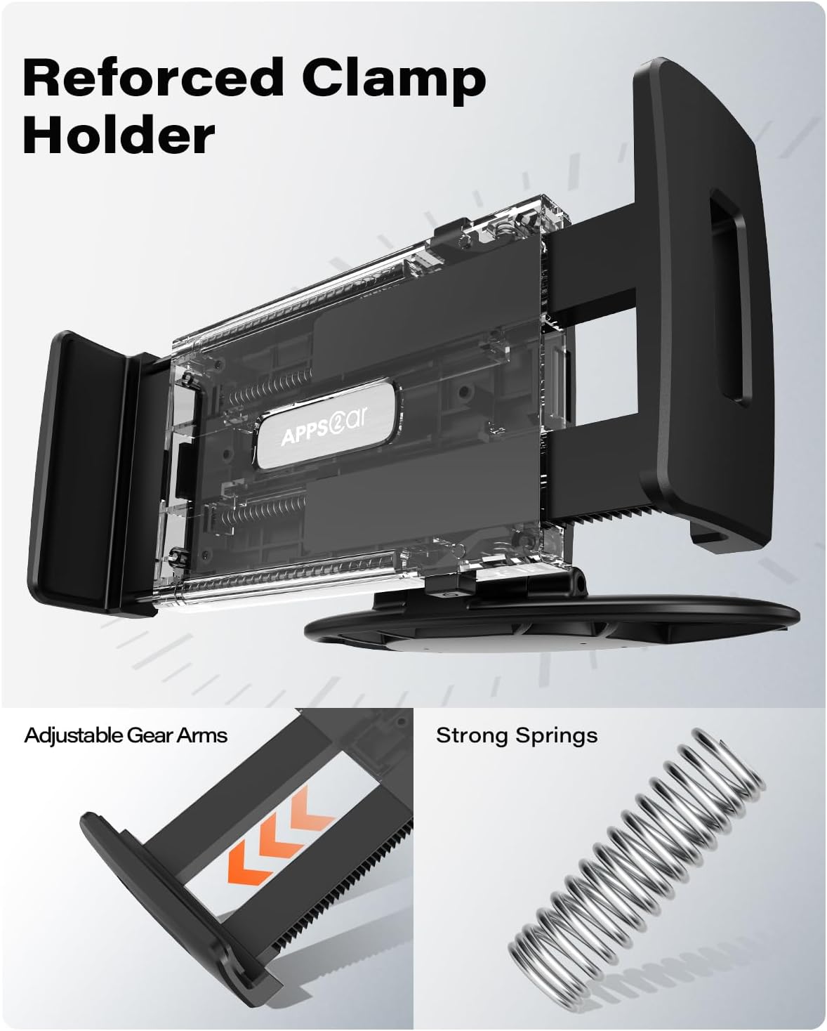 APPS2Car Universal Tablet Car Mount Holder for 7-11 Inch Devices - NEW