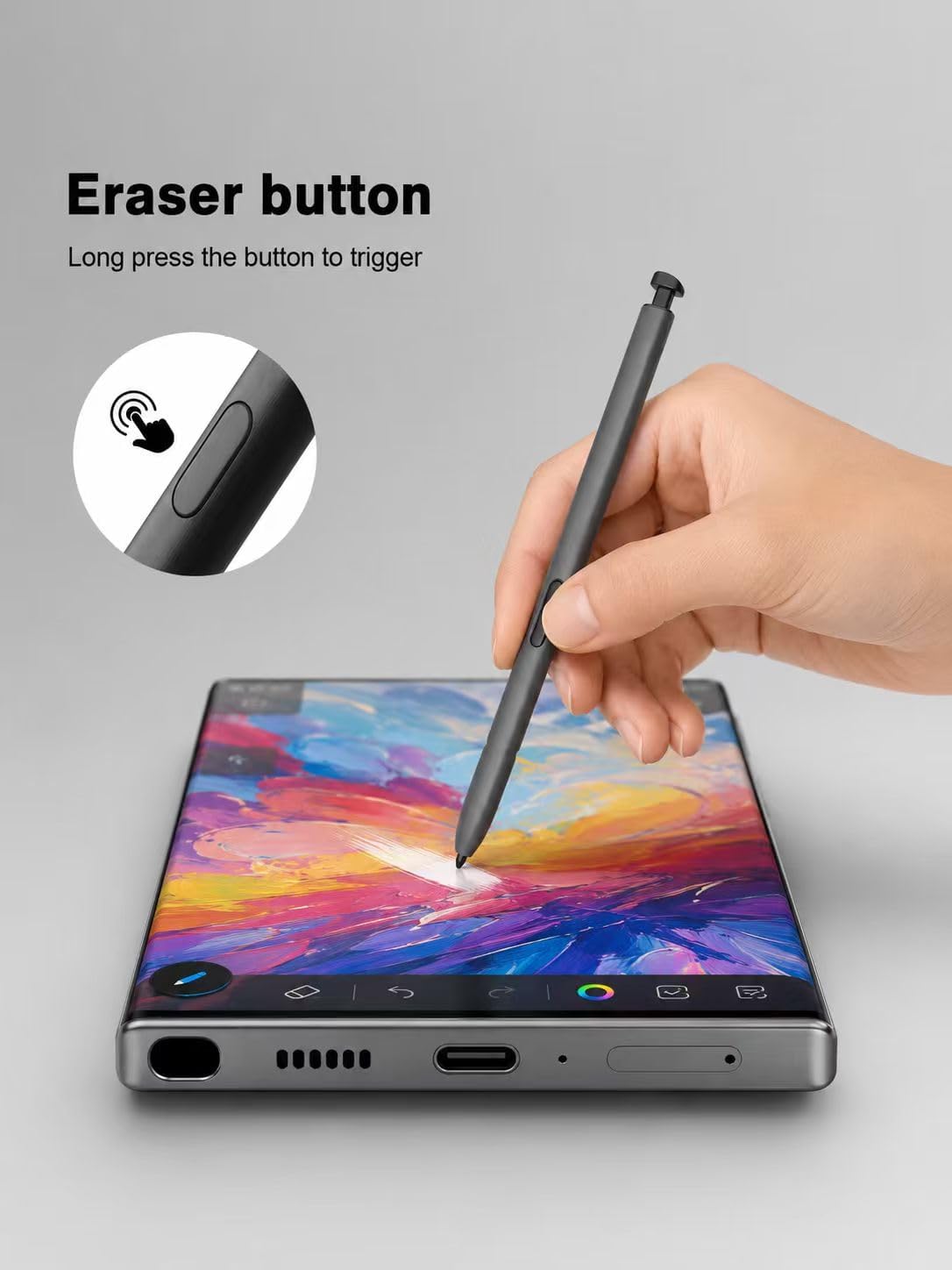 QUAGGY Stylus Styli Pen for Samsung Galaxy S26 Ultra 5G Replacement Kit DEMO