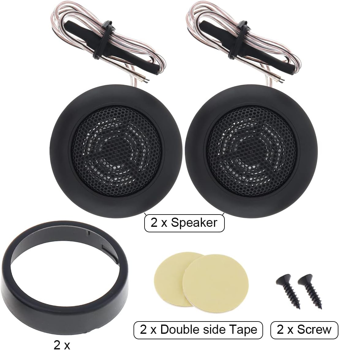 DriSentri 120W Car Electronics High Efficiency Mini Dome Tweeters for Car DEMO