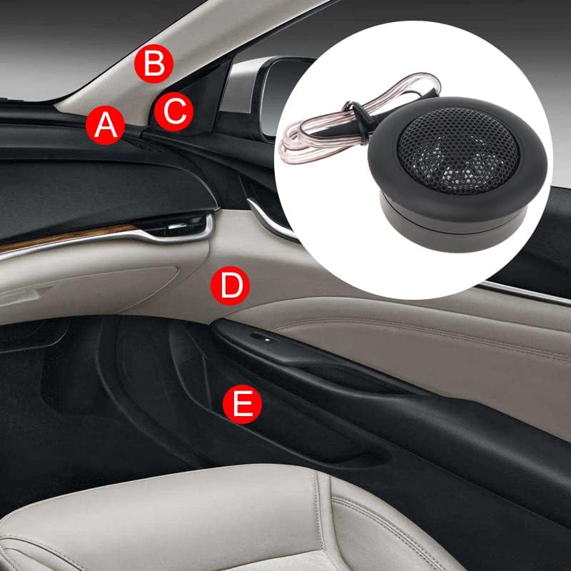 DriSentri 120W Car Electronics High Efficiency Mini Dome Tweeters for Car DEMO