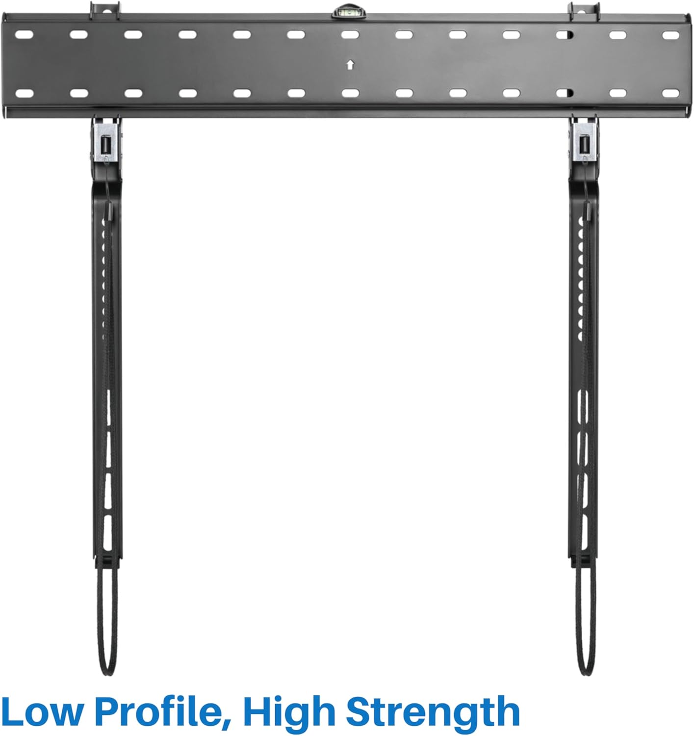 Laser Ultra Slim Fixed TV Wall Mount Bracket for 43-80 Inch TVs in Black DEMO