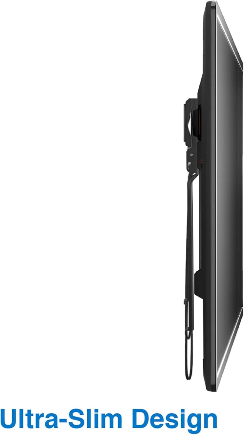 Laser Ultra Slim Fixed TV Wall Mount Bracket for 43-80 Inch TVs in Black DEMO