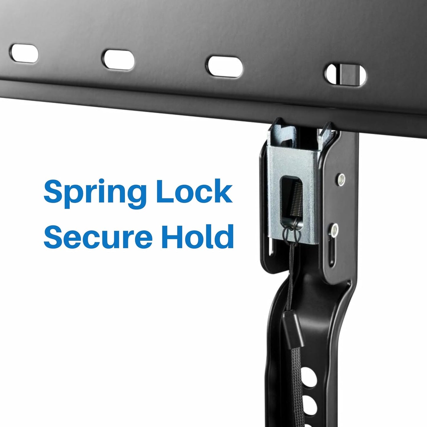 Laser Ultra Slim Fixed TV Wall Mount Bracket for 43-80 Inch TVs in Black DEMO