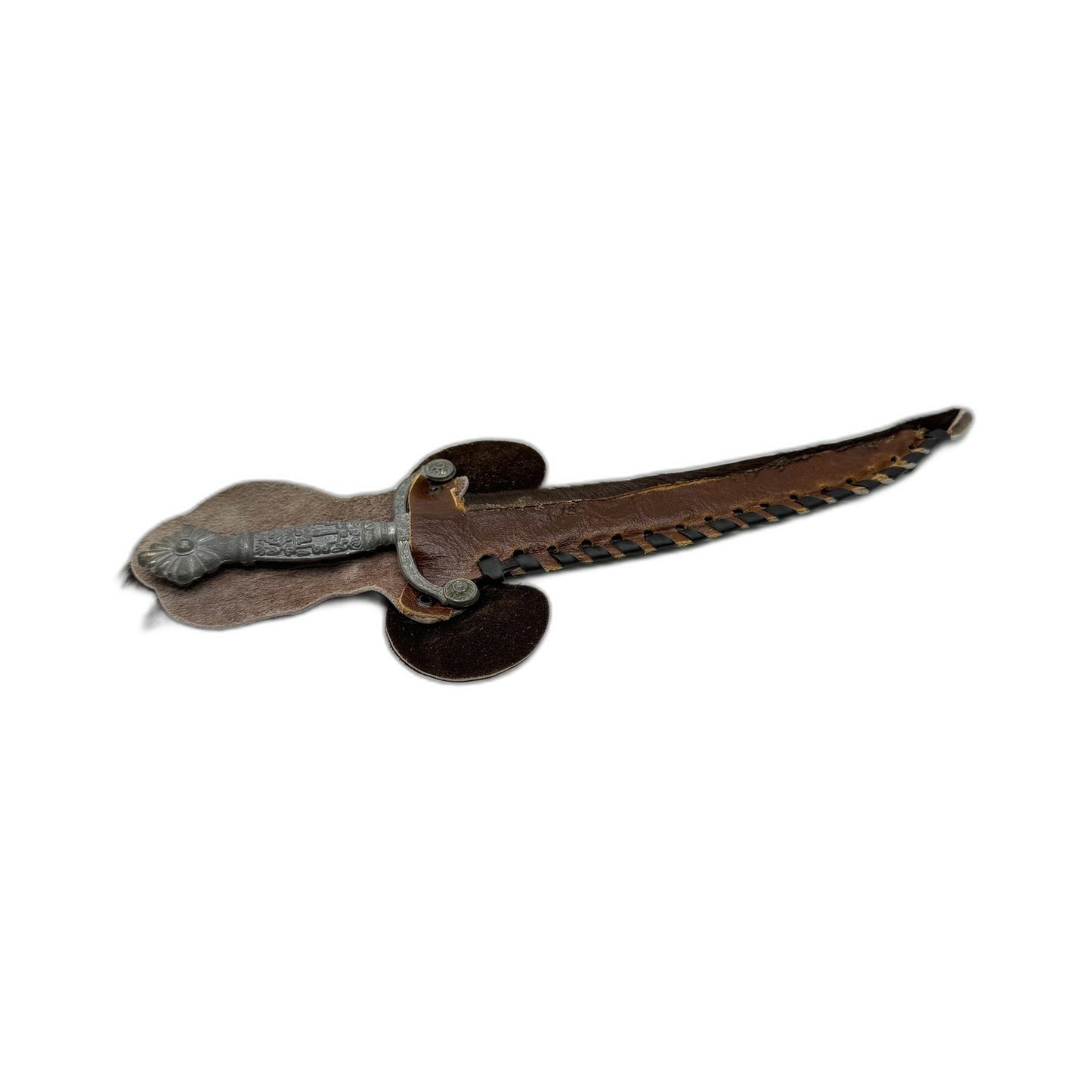 Vintage Decorative Sword Ornate Antique Collectible Gold Black Wall Decor