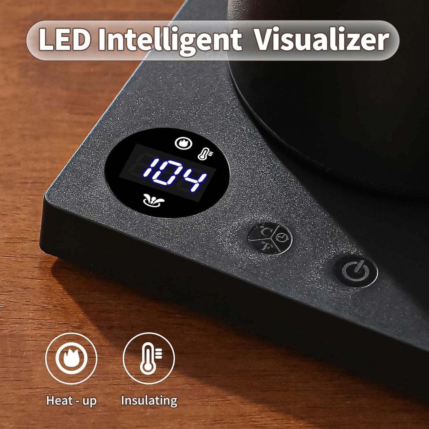 LXTANYY Electric Kettle 1L with LCD Display Real-Time Temperature Control DEMO