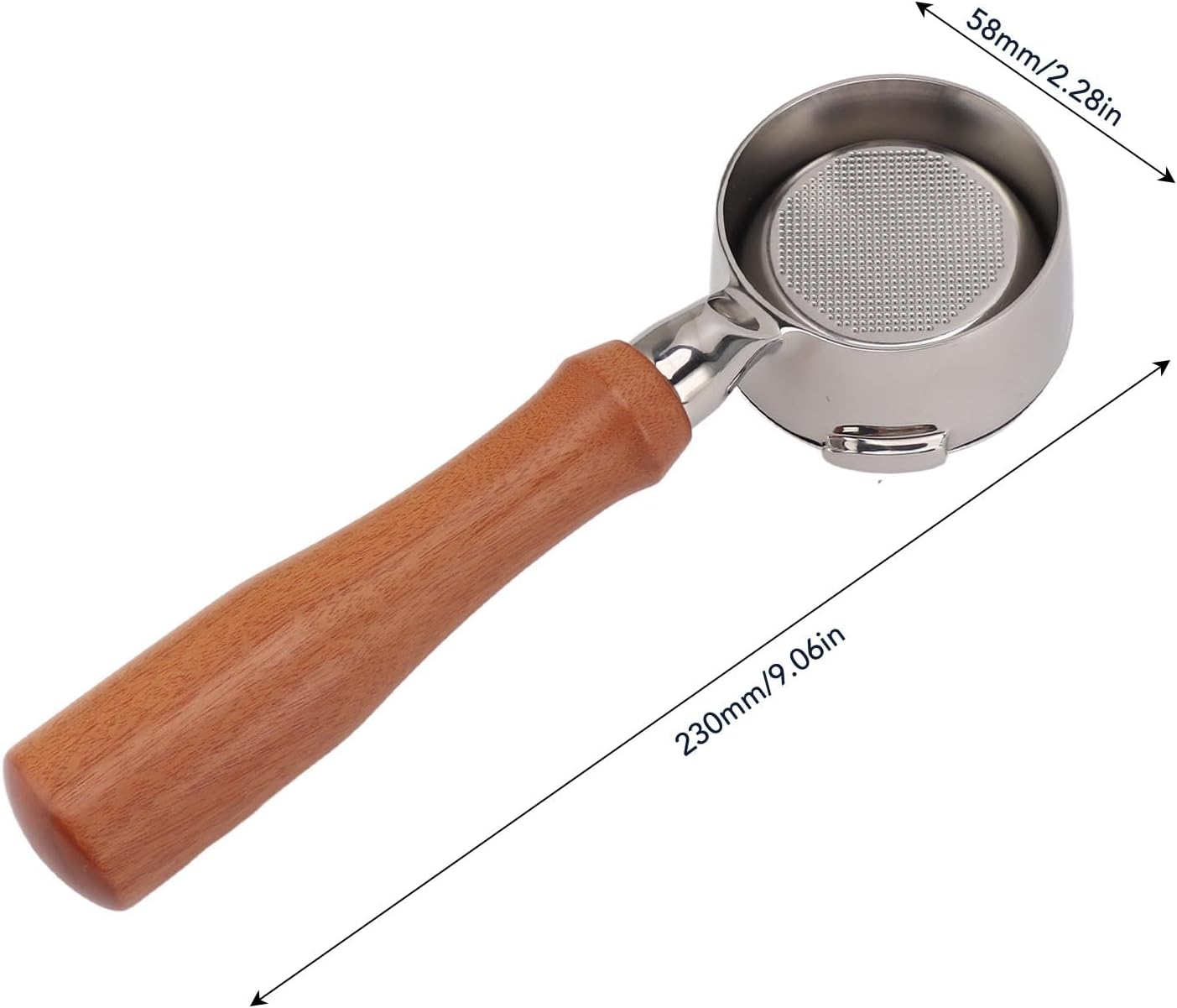 gernie Stainless Tampers Steel Bottomless Portafilter with 2 Ears Tamper NEW