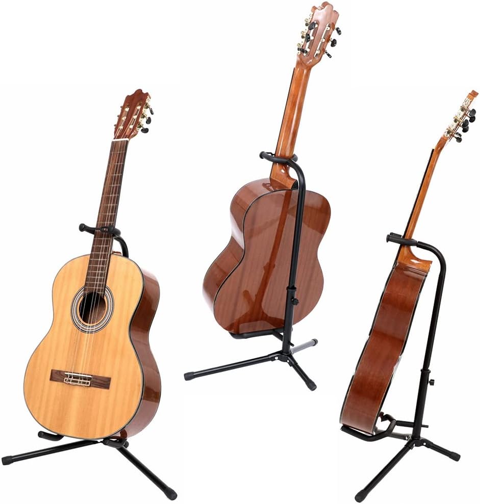 PETHOMEAU Adjustable Single Guitar Stand for Electric, Classical Guitars NEW
