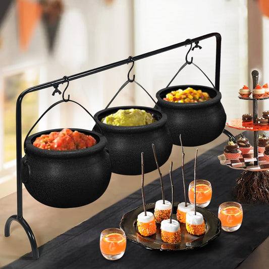 ORIENTAL CHERRY Halloween Decor Witches Candy Servers Black 22 x 4.72 11 NEW