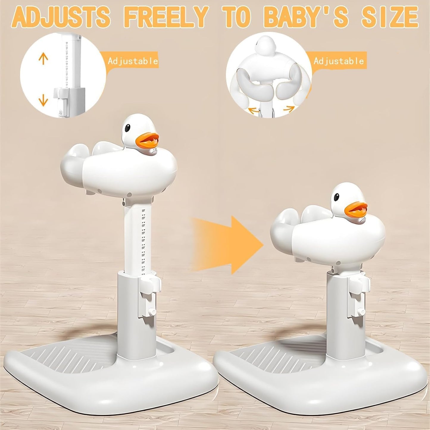HIKILUMEN Adjustable Standing Bath Support Shower Safety Bathroom Accessory NEW