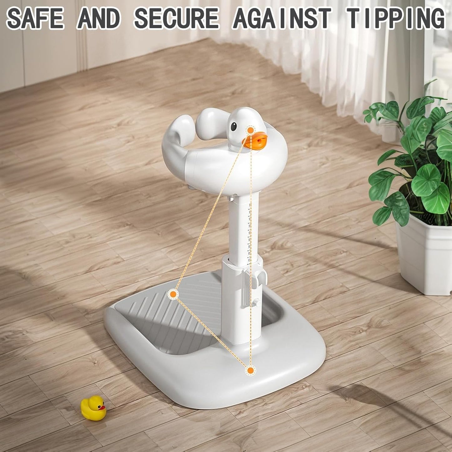 HIKILUMEN Adjustable Standing Bath Support Shower Safety Bathroom Accessory NEW