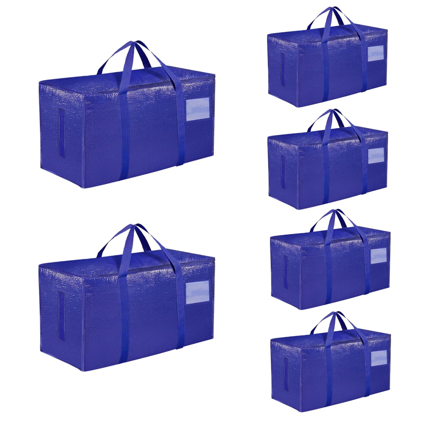 SummitFlare Heavy Duty 6 Moving Bags Waterproof Storage Totes with Handles NEW