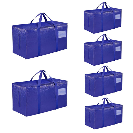 SummitFlare Heavy Duty 6 Moving Bags Waterproof Storage Totes with Handles NEW