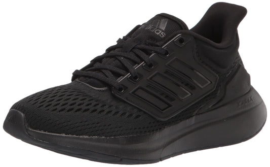 adidas Solid Black EQ21 Run Mesh Road Running Shoes Womens US 10 NEW