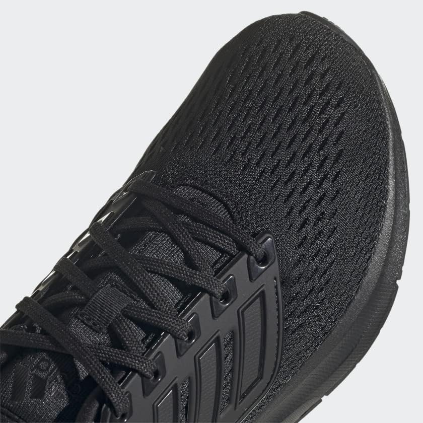 adidas Solid Black EQ21 Run Mesh Road Running Shoes Womens US 10 NEW