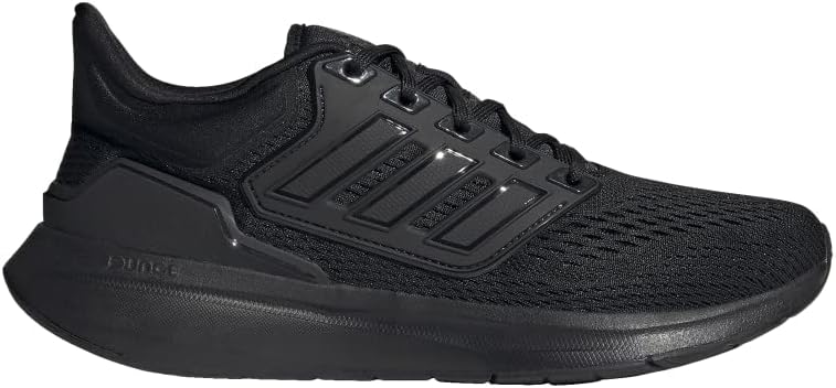 adidas Solid Black EQ21 Run Mesh Road Running Shoes Womens US 10 NEW