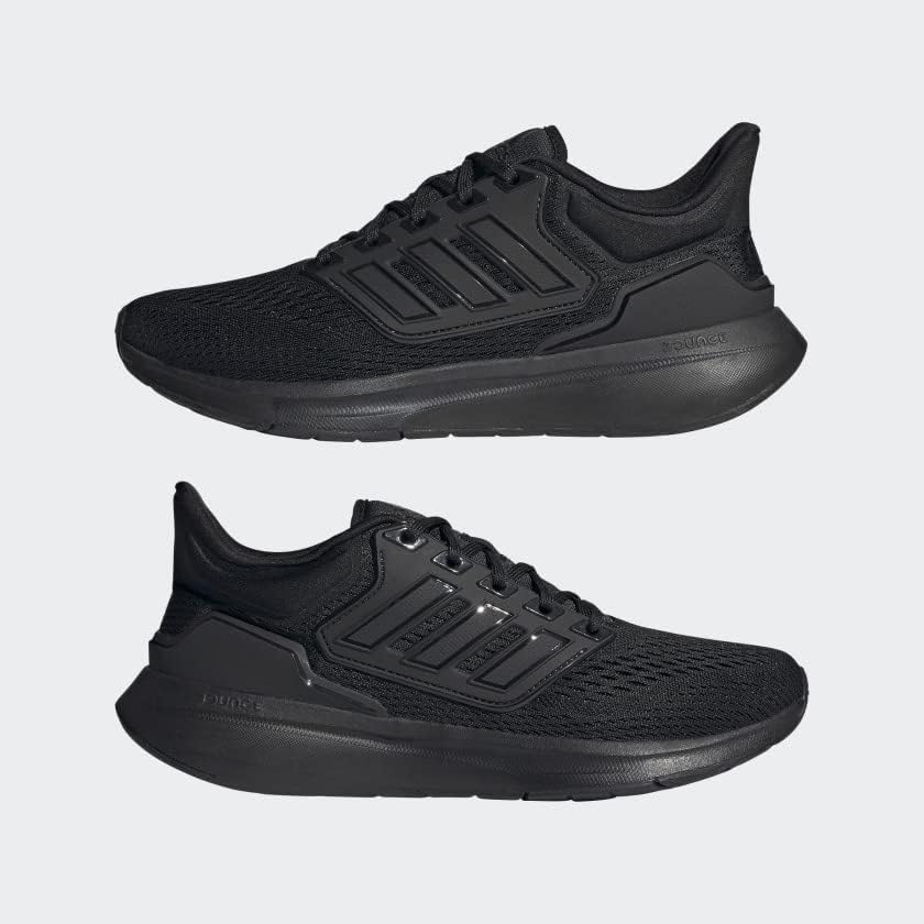 adidas Solid Black EQ21 Run Mesh Road Running Shoes Womens US 10 NEW