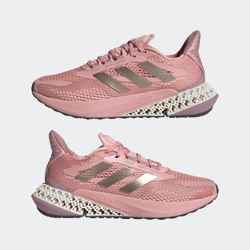 adidas 4DFWD Pulse Running Cushioned Sneakers Wonder Mauve/Sandy Lds US 10 DEMO