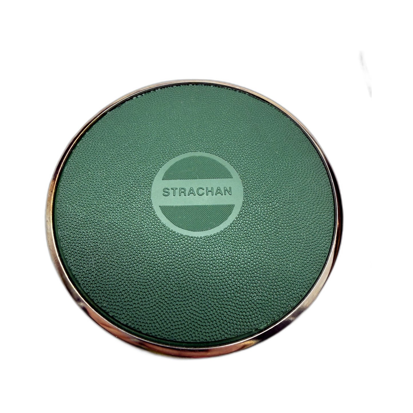 RETRO Strachan Original Packaging 6x Decorative Tumbler Coasters Silver Plate