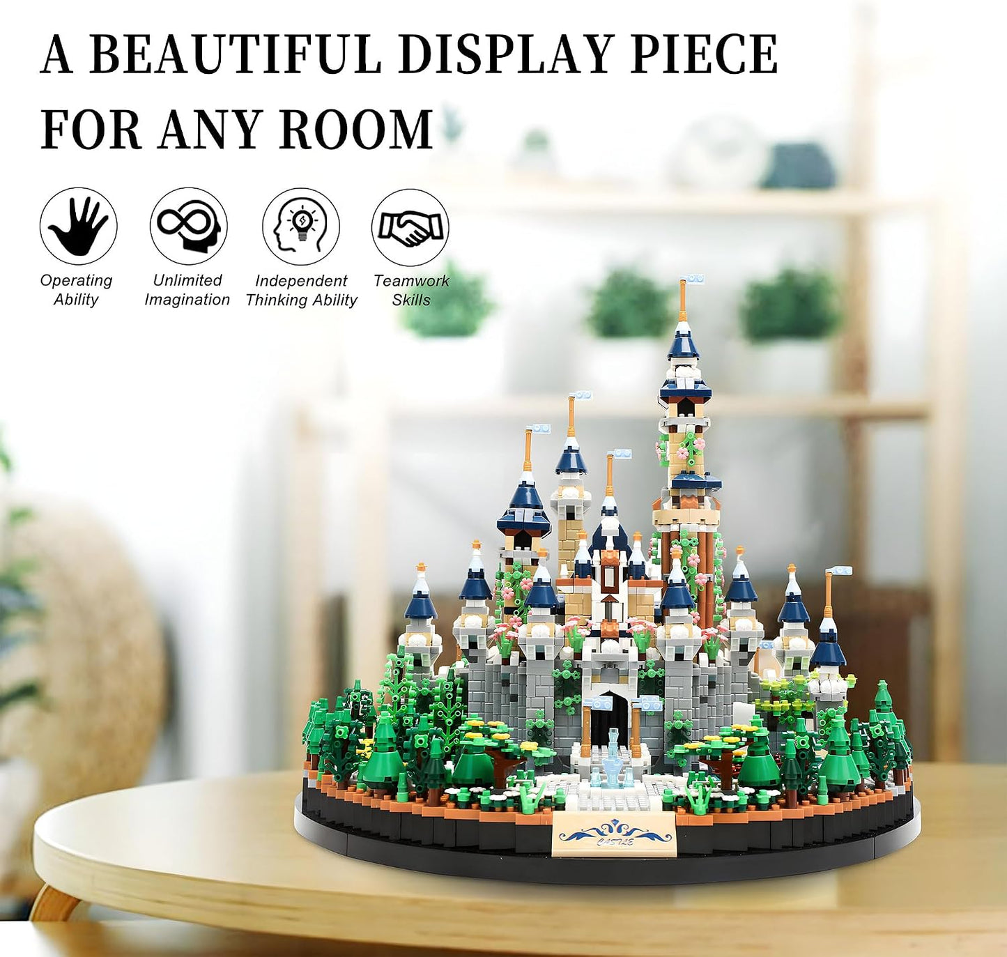 OundarM Fairy Castle Mini Building Set Architectural Micro Blocks Ages 10+NEW