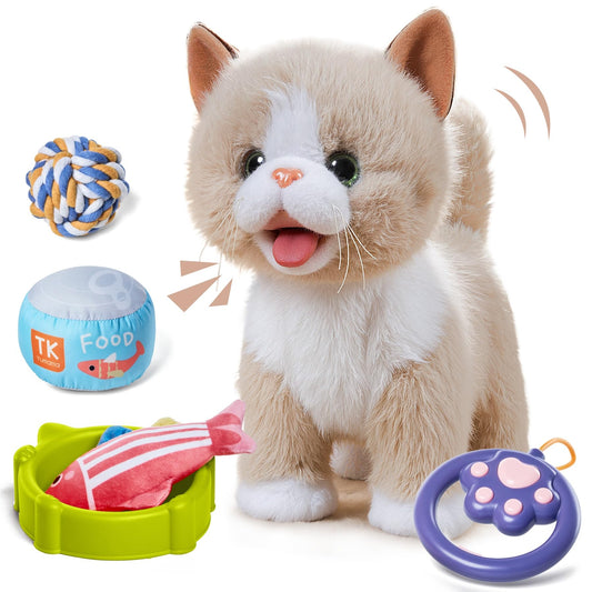 TUMAMA Interactive Plush Toy Kittens with Remote Control & Accessories NEW