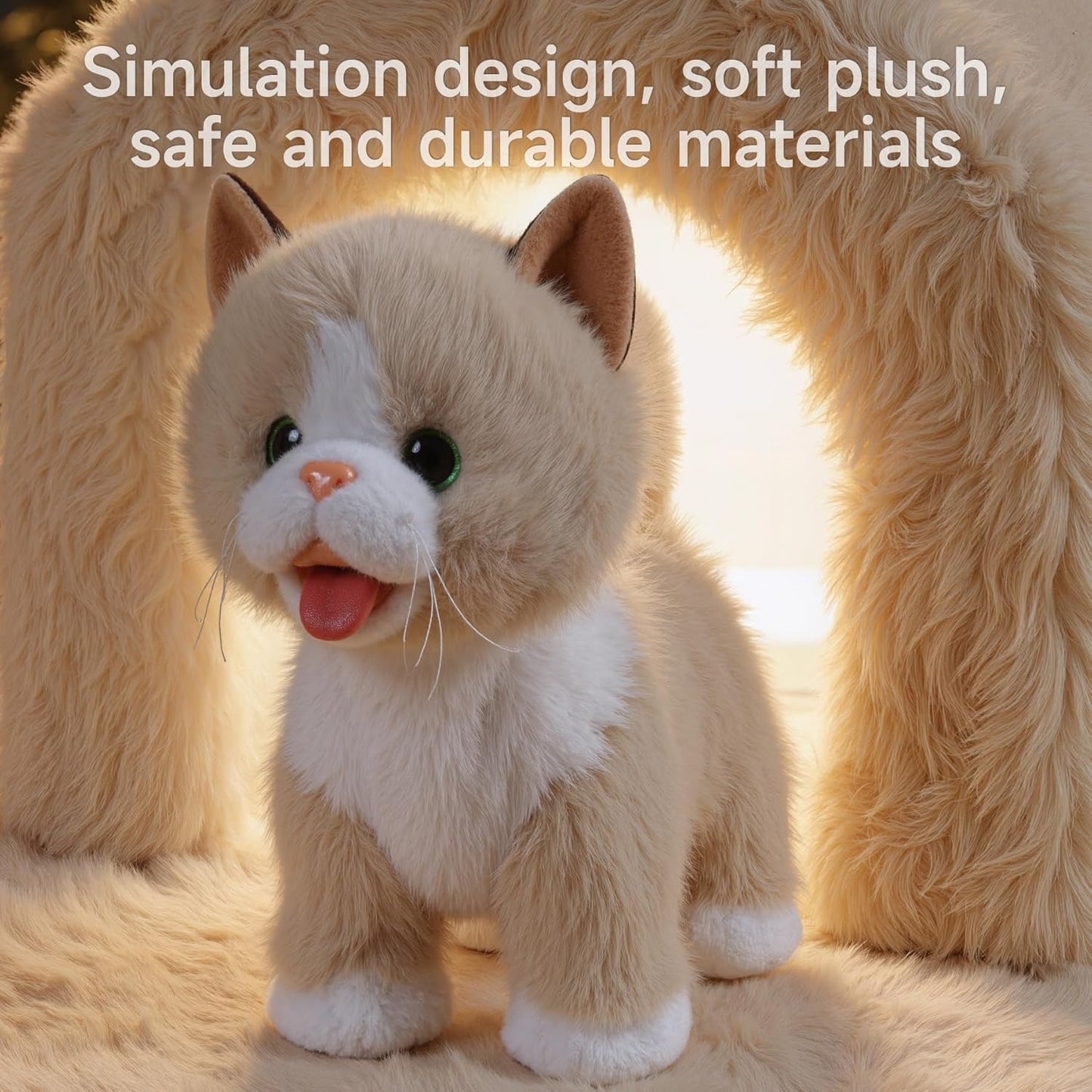 TUMAMA Interactive Plush Toy Kittens with Remote Control & Accessories NEW
