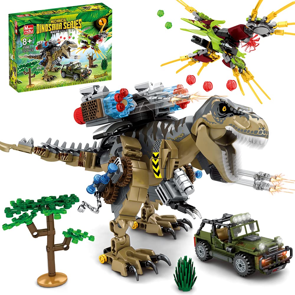 Mesiondy 725 Piece Dinosaur Construction Building Blocks Toy Set for Kids NEW