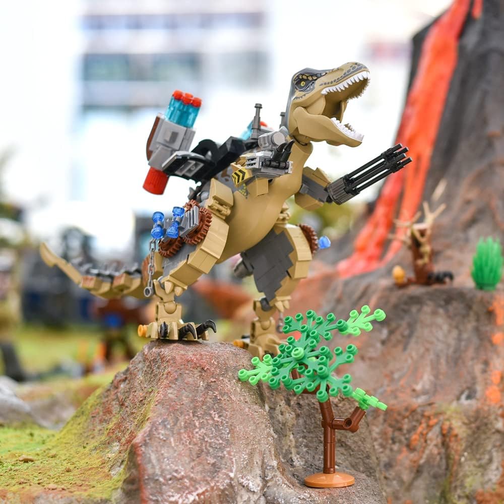 Mesiondy 725 Piece Dinosaur Construction Building Blocks Toy Set for Kids NEW