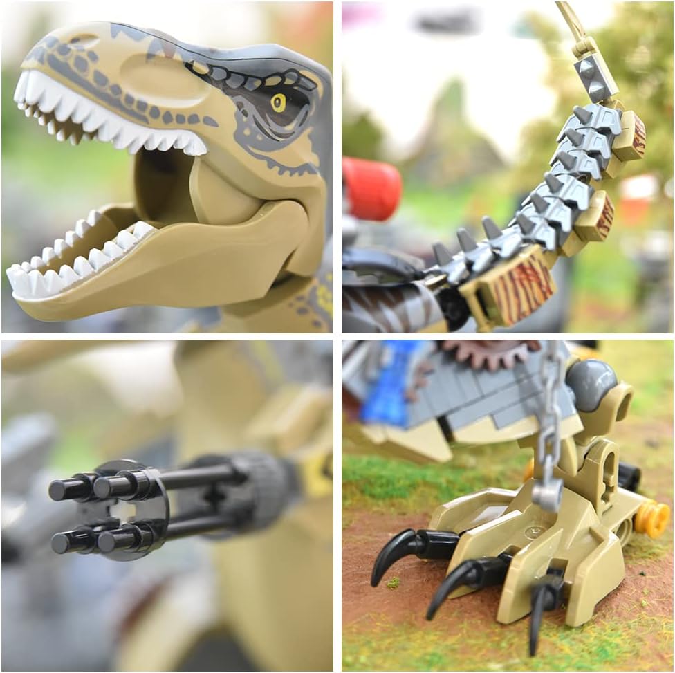 Mesiondy 725 Piece Dinosaur Construction Building Blocks Toy Set for Kids NEW