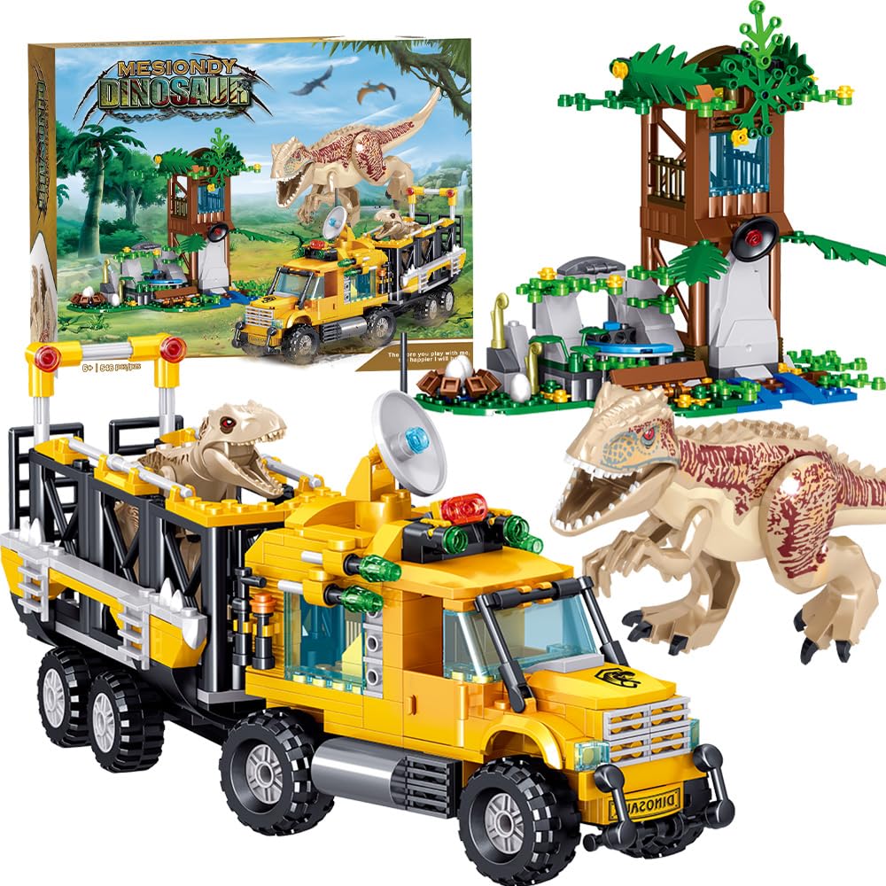 Mesiondy Multicolor Dinosaur Building Blocks Set Plastic Toys for Age 8-14 NEW