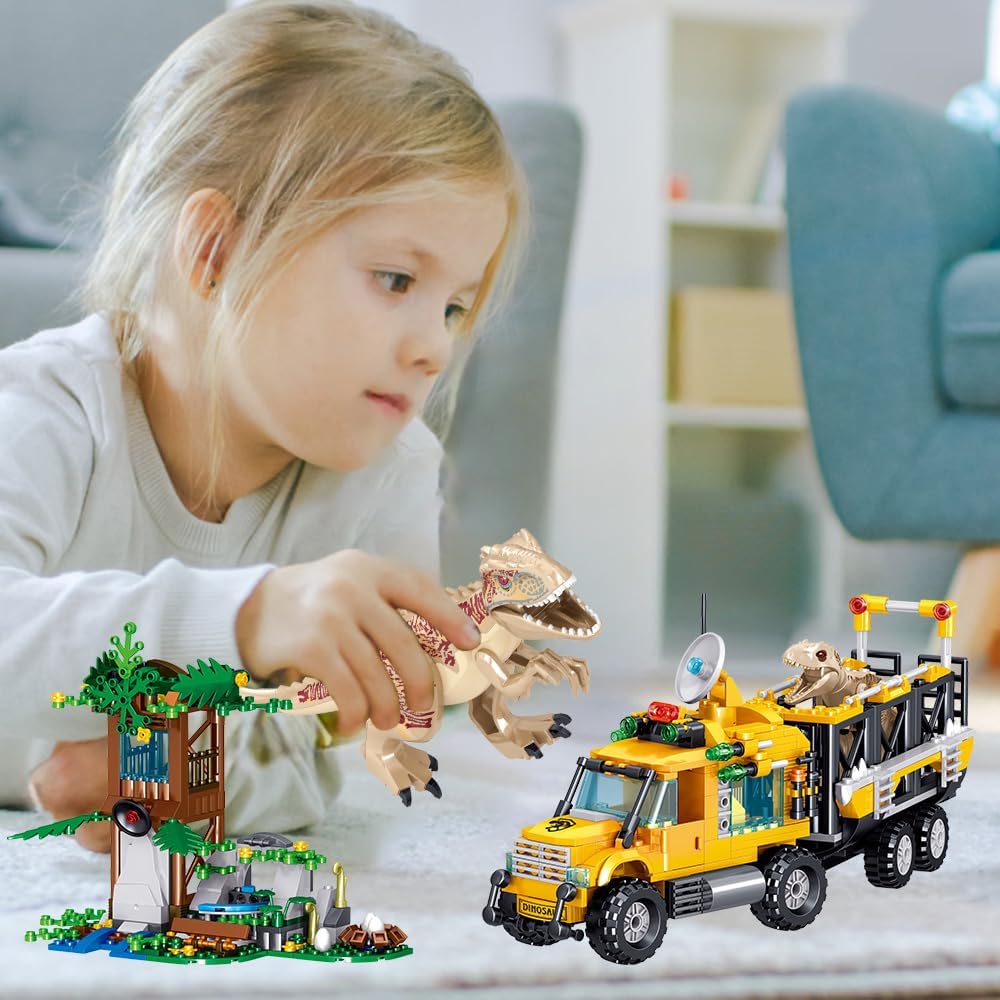 Mesiondy Multicolor Dinosaur Building Blocks Set Plastic Toys for Age 8-14 NEW