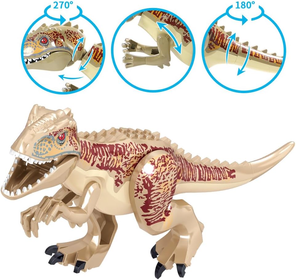 Mesiondy Multicolor Dinosaur Building Blocks Set Plastic Toys for Age 8-14 NEW