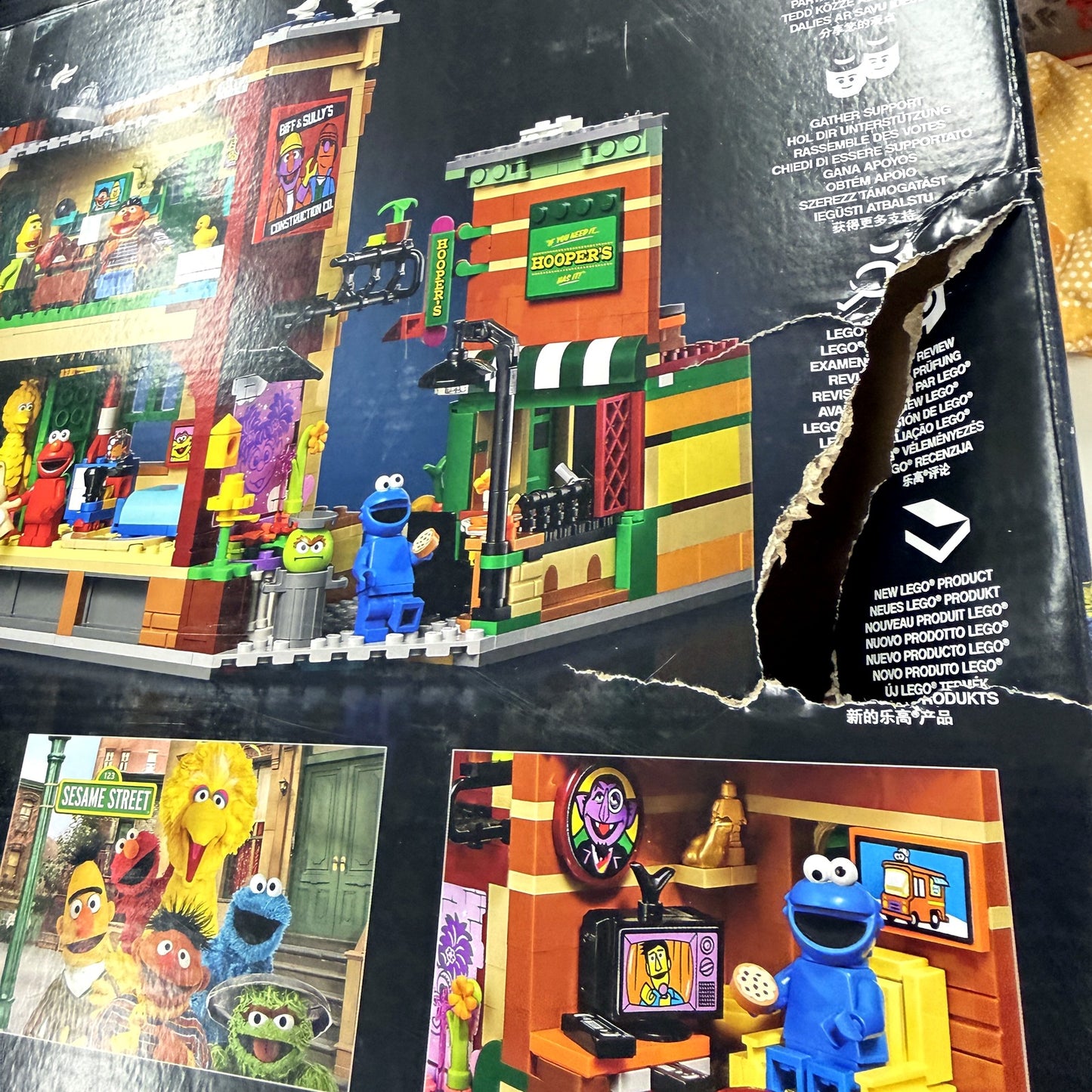 LEGO Ideas 123 Sesame Street Building Set #21324 *1 Sealed Bag Missing DEMO