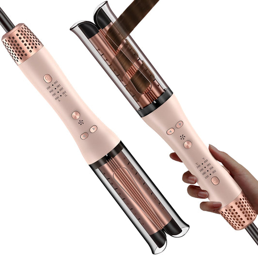 YGOVVK Automatic Curling Iron Rose Gold Portable Hair Curler NEW
