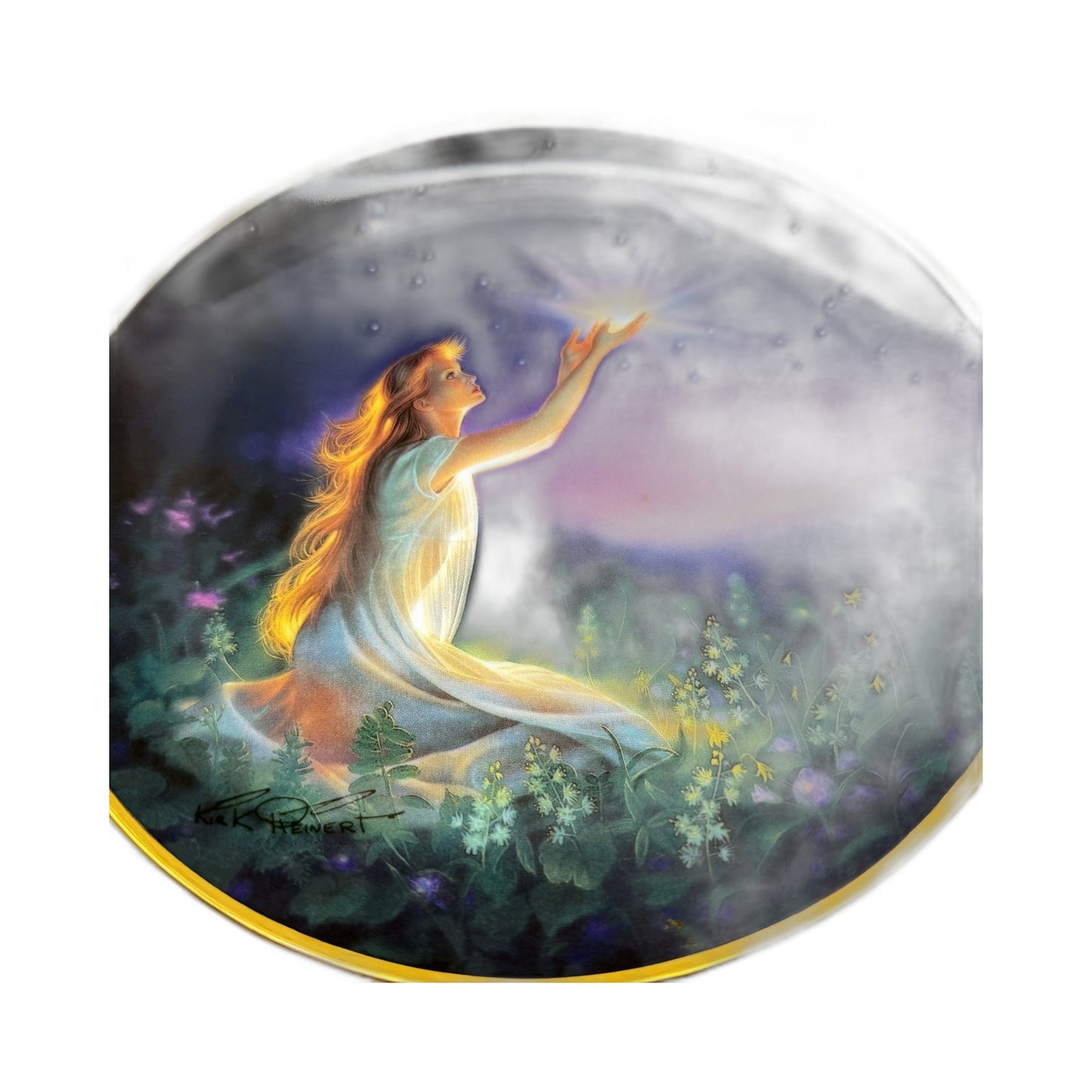 COLLECTABLE Franklin Mint Crystal Power Decorative Collector Plate 2 Pack