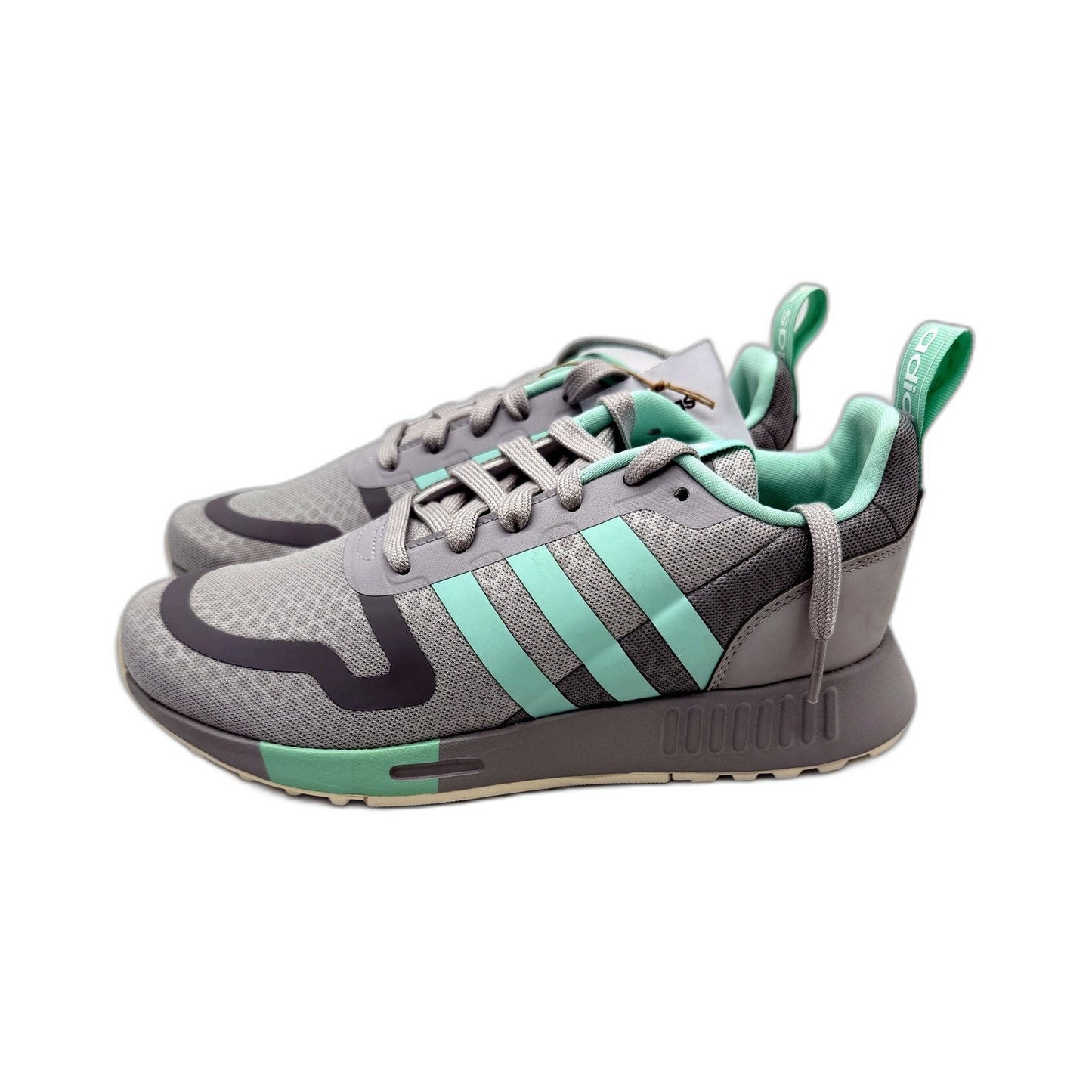 adidas Womens Multix Sneakers Casual Athletic Trainers Grey Mint US 6.5 NEW