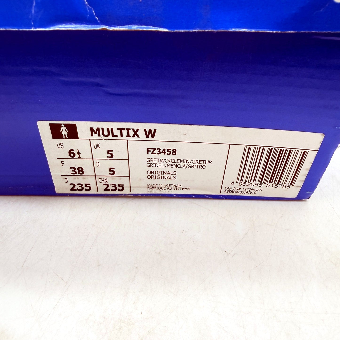 adidas Womens Multix Sneakers Casual Athletic Trainers Grey Mint US 6.5 NEW