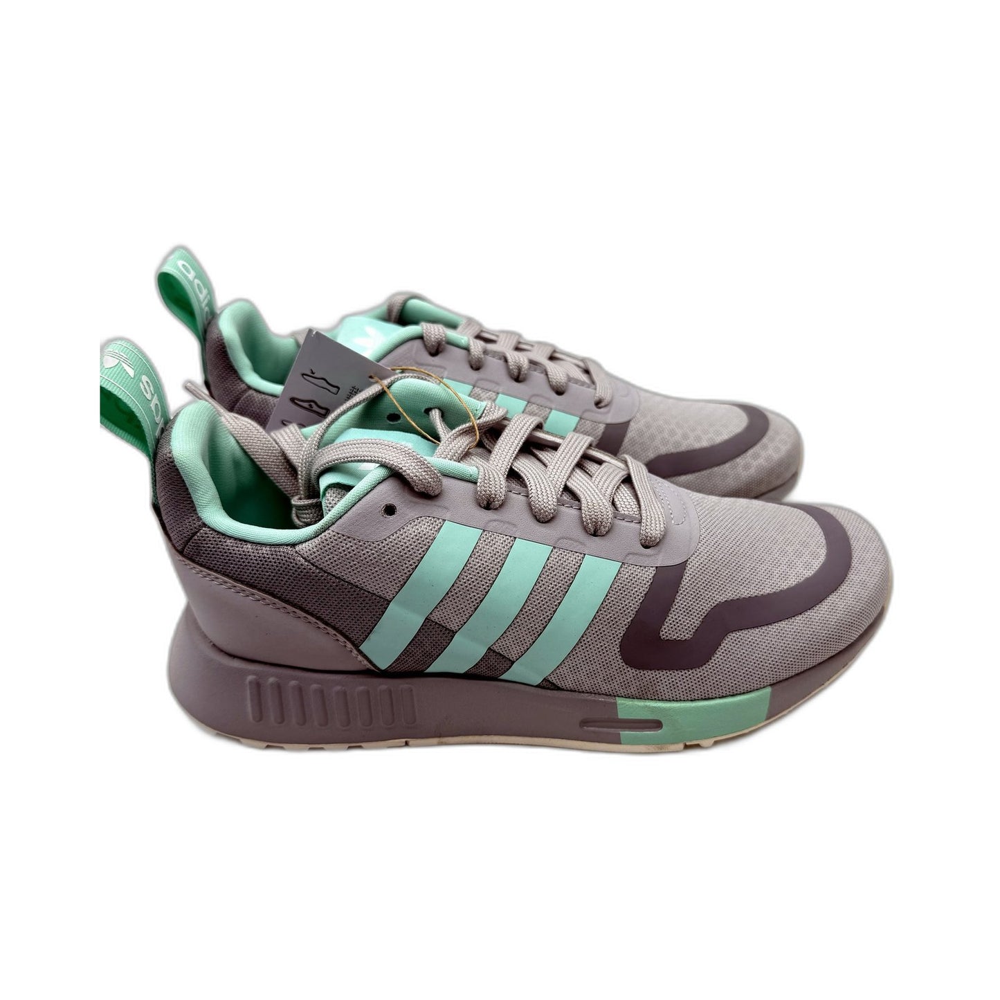 adidas Womens Multix Sneakers Casual Athletic Trainers Grey Mint US 6.5 NEW