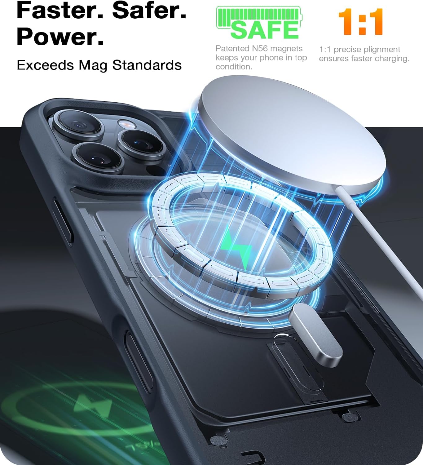 TORRAS Shockproof Basic Cases Military Grade Protective Case iPhone 16 Pro NEW