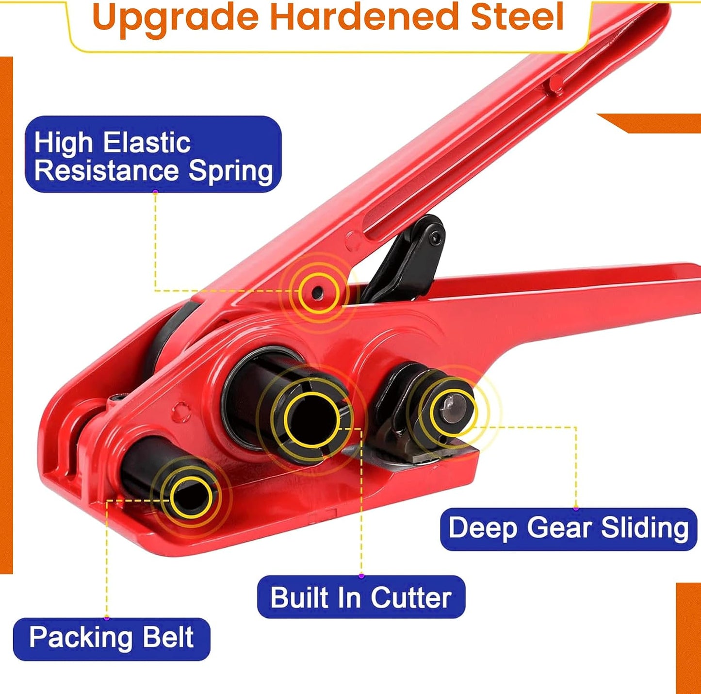 TRUCART Durable Home Improvement Steel Pallet Strapping Kit Industrial NEW