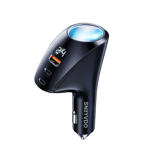 SNIYVDO 5-in-1 Automobile Chargers USB Car Charger Adapter with Fast NEW