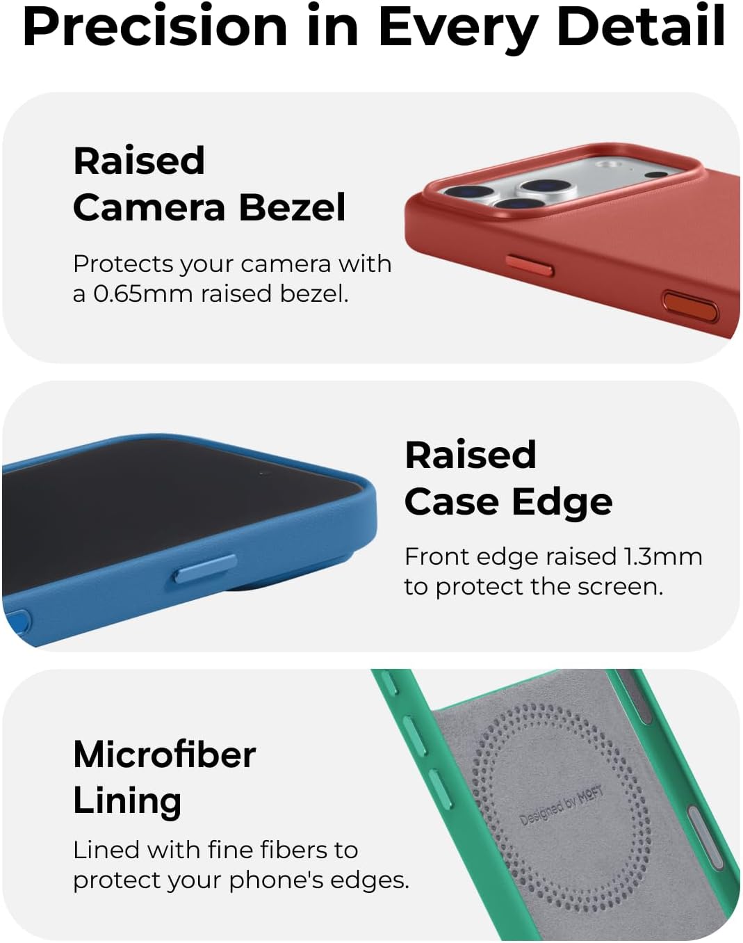 MOFT Snap Basic Case Vegan Leath iPhone 17 Pro Max Series MagSafe Compatible NEW
