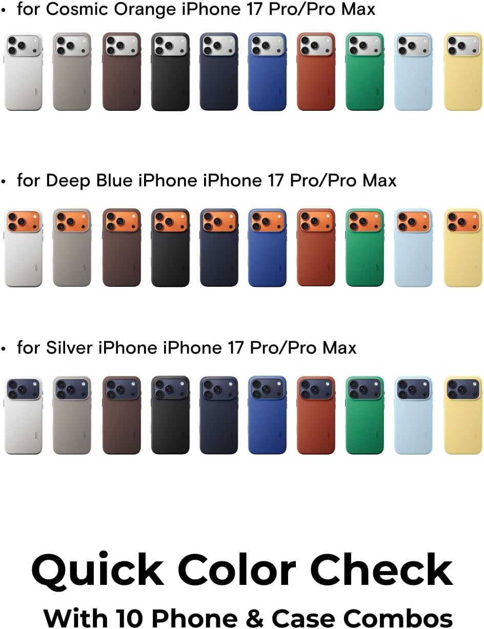 MOFT Snap Basic Case Vegan Leath iPhone 17 Pro Max Series MagSafe Compatible NEW